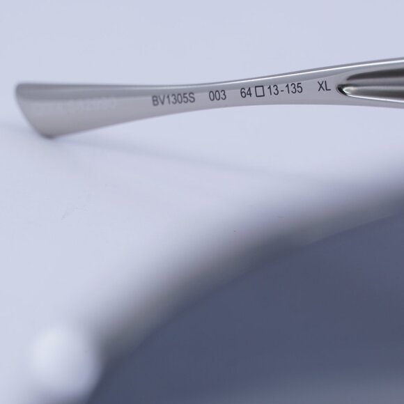 ?️ New Bottega Veneta BV1305S 003 Sunglasses - Silver Frame, Grey Lenses main image 8